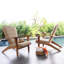 Chaise Adirondack pour l'extérieur en teck Camden