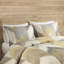 Édredon jaune double / grand, literie en coton imprimé, 3 pièces avec literie de remplissage en jaune, rembourrage, coton,