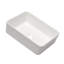 Lavabo vasque de salle de bain en céramique blanche avec robinet de salle de bain L 19 po x l 15 po