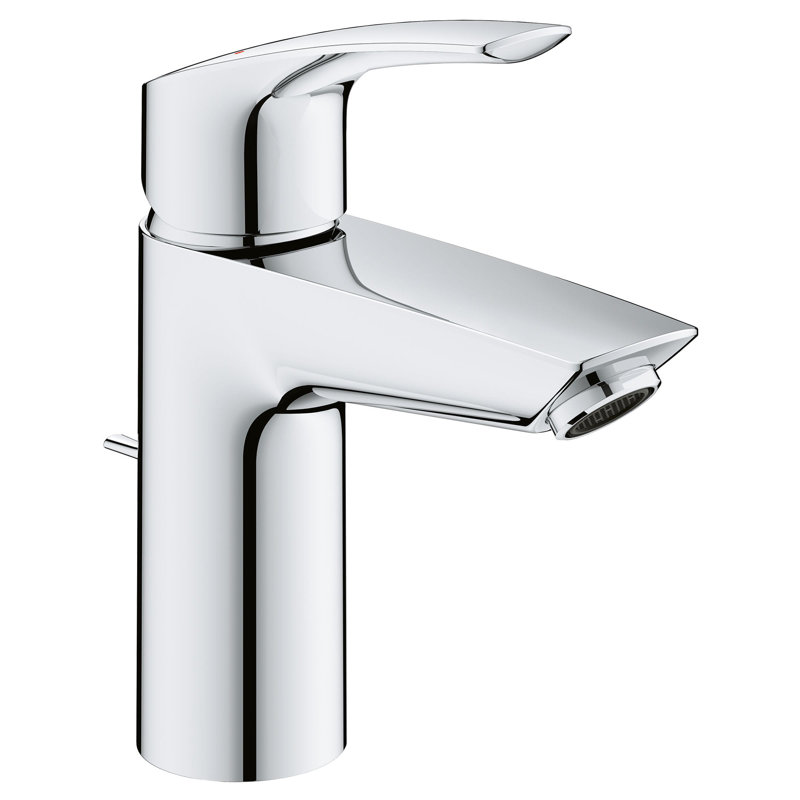 Eurosmart® Single Hole Bathroom Faucet, StarLight Chrome