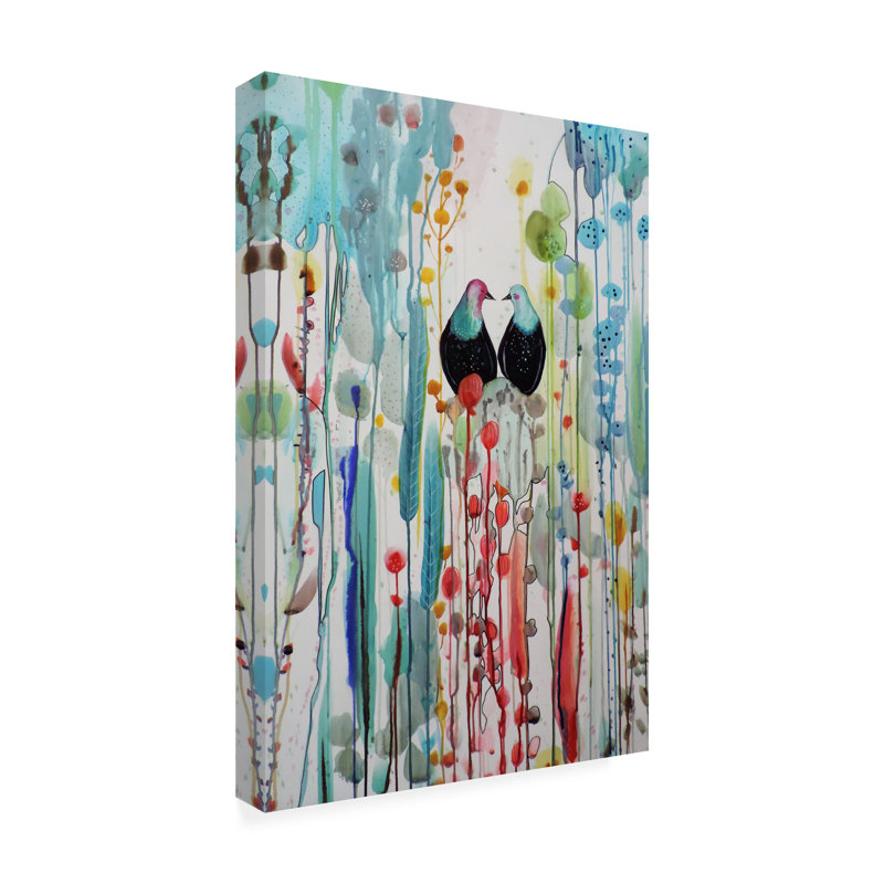Art sur toile Sylvie Demers, H 19 po x l 12 po x P 2 po