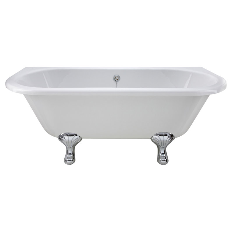 Kenton 1700mm x 750mm Freestanding Soaking Acrylic Bathtub