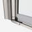 Universal Pivot Shower Door With 1 3/8" Adjust. 1/4" Tempered Glass 3672. Wall Channel, #304 Stainless Steel Handle. Tested 36000 Times For Open & Close. Smooth System, Great Leakage. Adjustable.-117060955