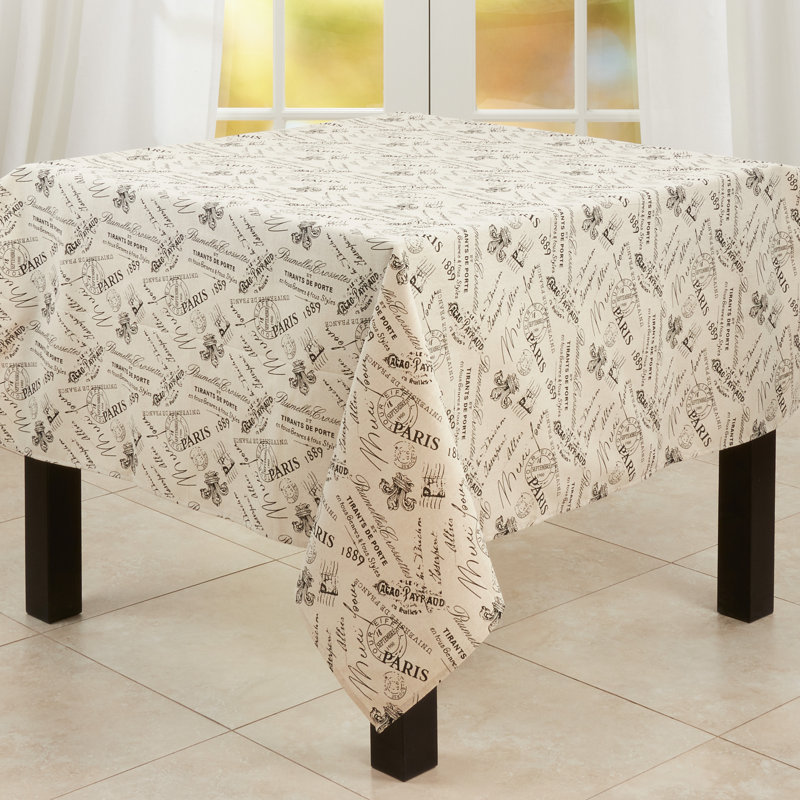 La Ville Lumière Square Tablecloth