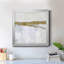 Toile encadrée «Gold Ribbon Horizon II» de qualité supérieure - prête à être accrochée-2138698408-2138698411