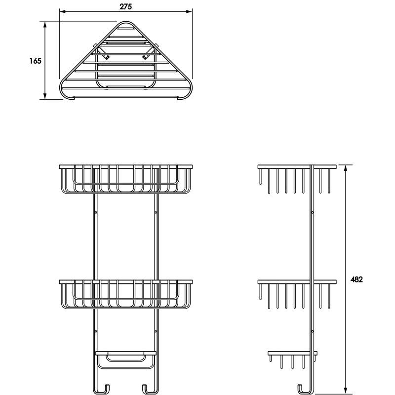 Stainless Steel Shower Caddy