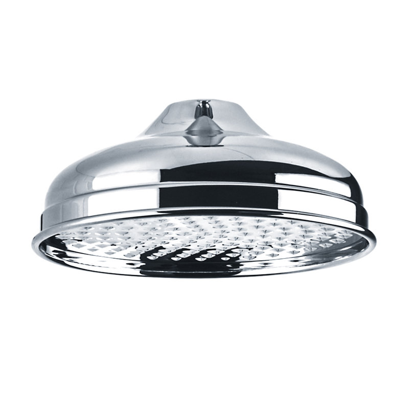 Classic Rain Shower Head, Polished Chrome