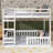Full Over Full Wooden Bunk Bed With Ladder And Safety Rails-1556099879