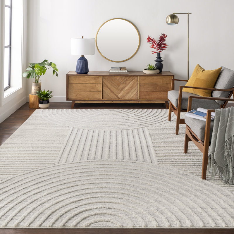 Aine cream rug, Rectangle 5 pi 3 po x 7 pi
