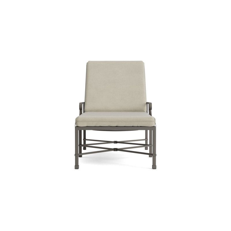Venetian Outdoor Chaise Lounge, Mica, Fusion Natural