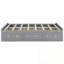 Structure de lit plateforme en bois avec 6 tiroirs-654440802