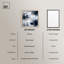 «Midnight and Ivory II Shadowbox Print», art mural abstrait par Art Remedy-115126018-115126014