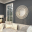 Miroir mural rond en bois de bambou-1728147086