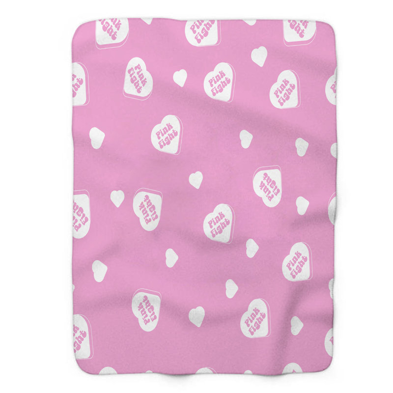 Couverture rose de qualité supérieure 1 pièce, L 50 po x L 60 po