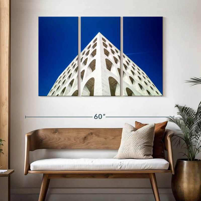 Colosseo Quadrato In Rome, 32" H x 50" W