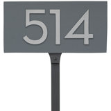 Floating 1-Line Lawn Address Sign