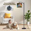 Lampe sur pied Arc City célébration haute moderne lampe sur pied abat-jour réglable en lin à 3 couleurs