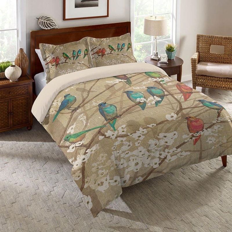 Azalea Traditional Cotton Floral Comforter, Twin