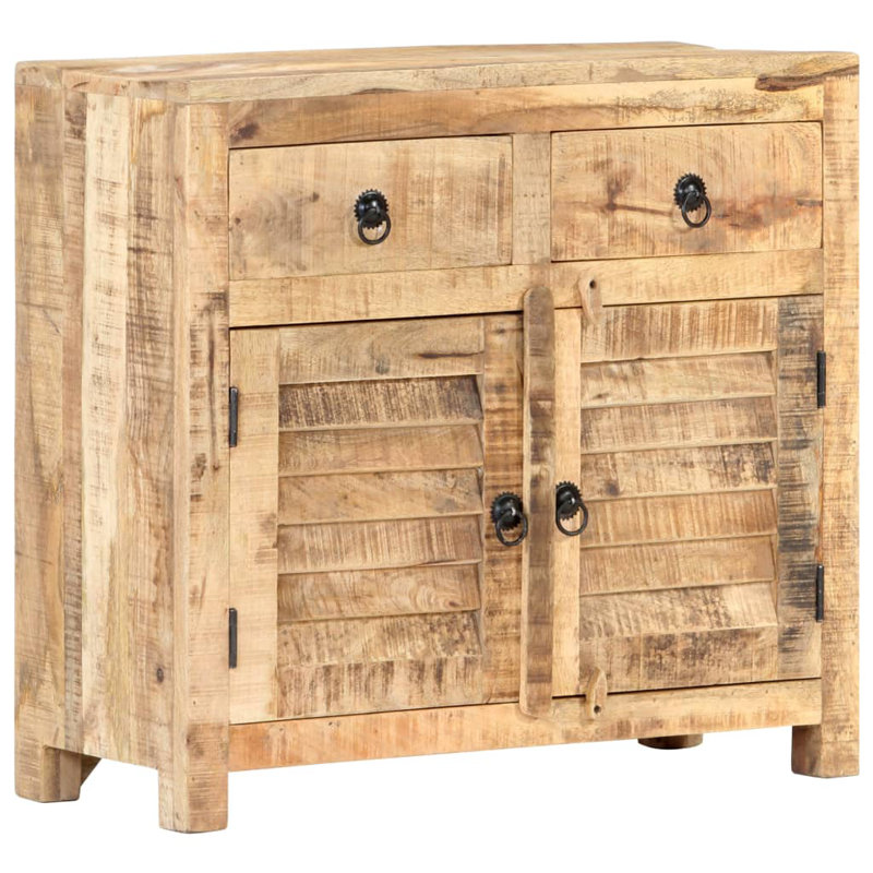 Sideboard 27.6"X11.8"X26.8" Solid Wood Mango