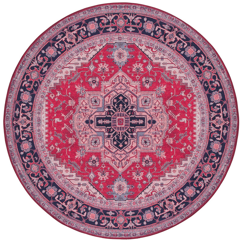 Tucson Performance Machine Washable Oriental Rug, Round 6'