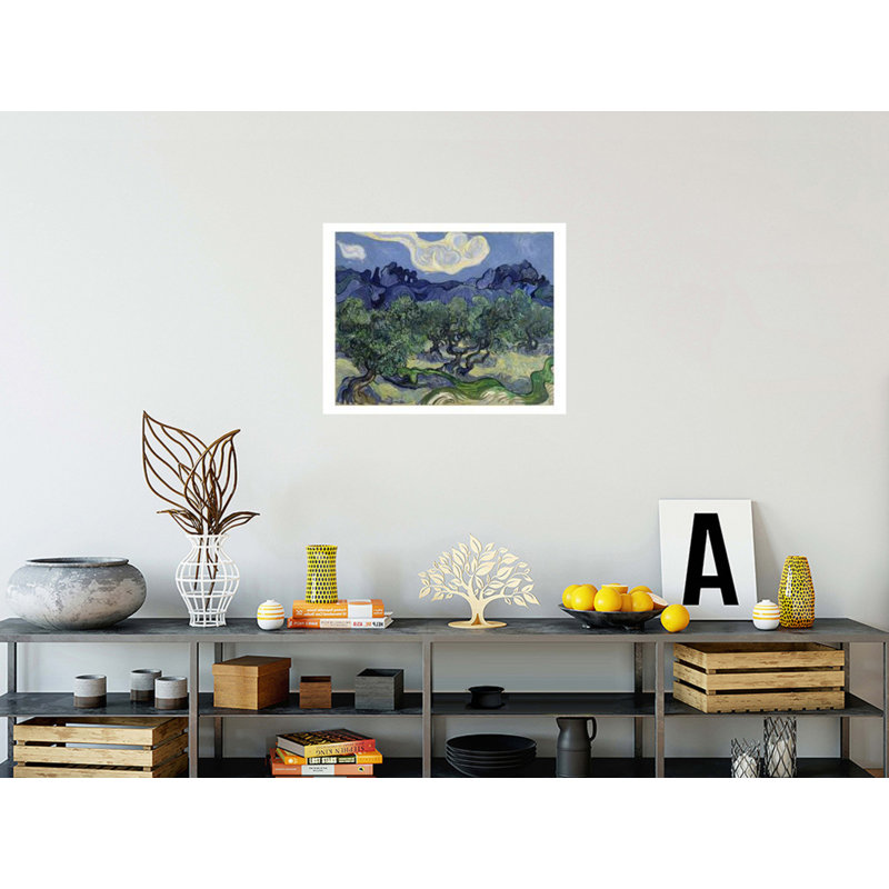 «The Olive Trees» par Vincent van Gogh - Estampe numérique, H 22 po x l 28 po