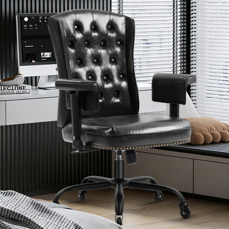 Chaise de bureau Carraton, Noir