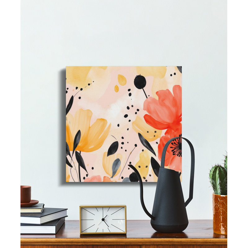 1 Piece Wrapped Canvas Wall Art Set, 6x6