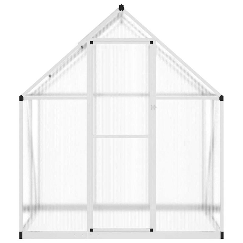 Cesarina 5.5 Ft W x 3.5 Ft D Greenhouse, Silver