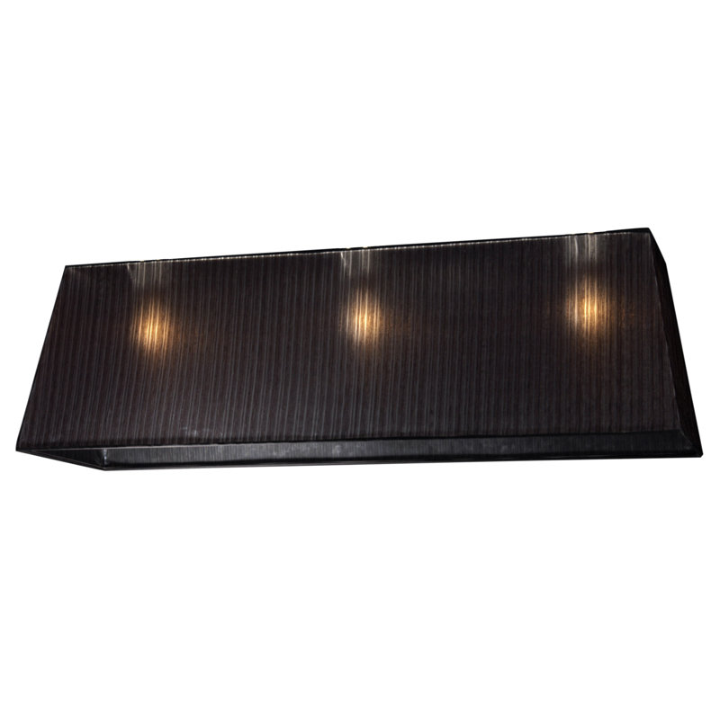 Renteria 30cm H Rectangle Lamp Shade, Black