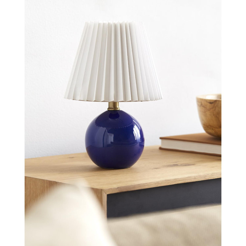Lampe de table Nelie, Bleu