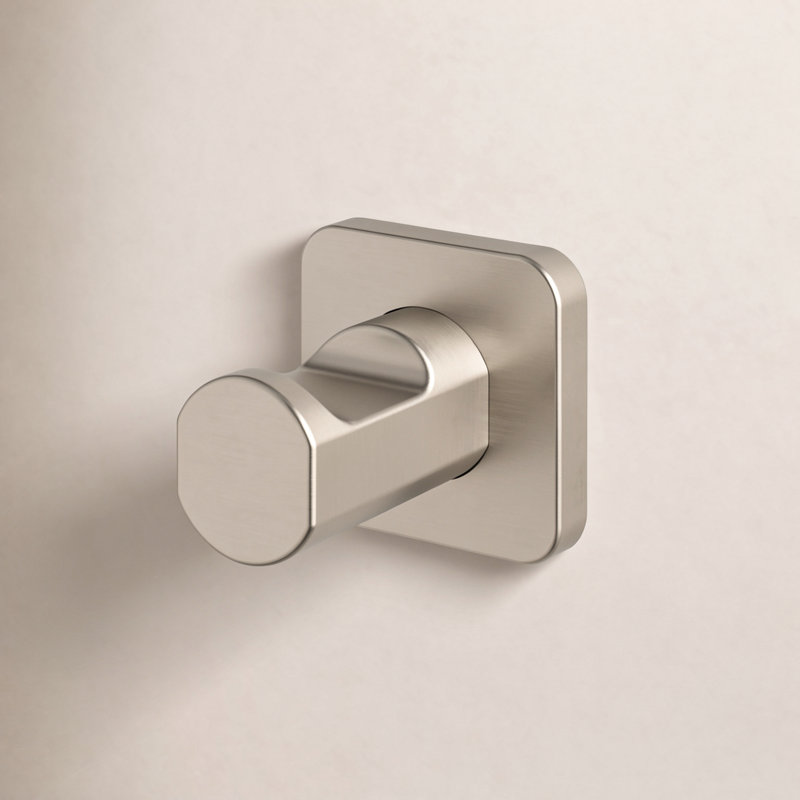 Parallel Robe Hook, Vibrant Brushed Nickel
