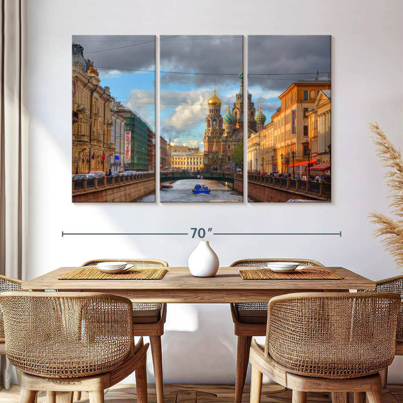 Rorry St. Petersburg Canal View, 42" H x 65" W