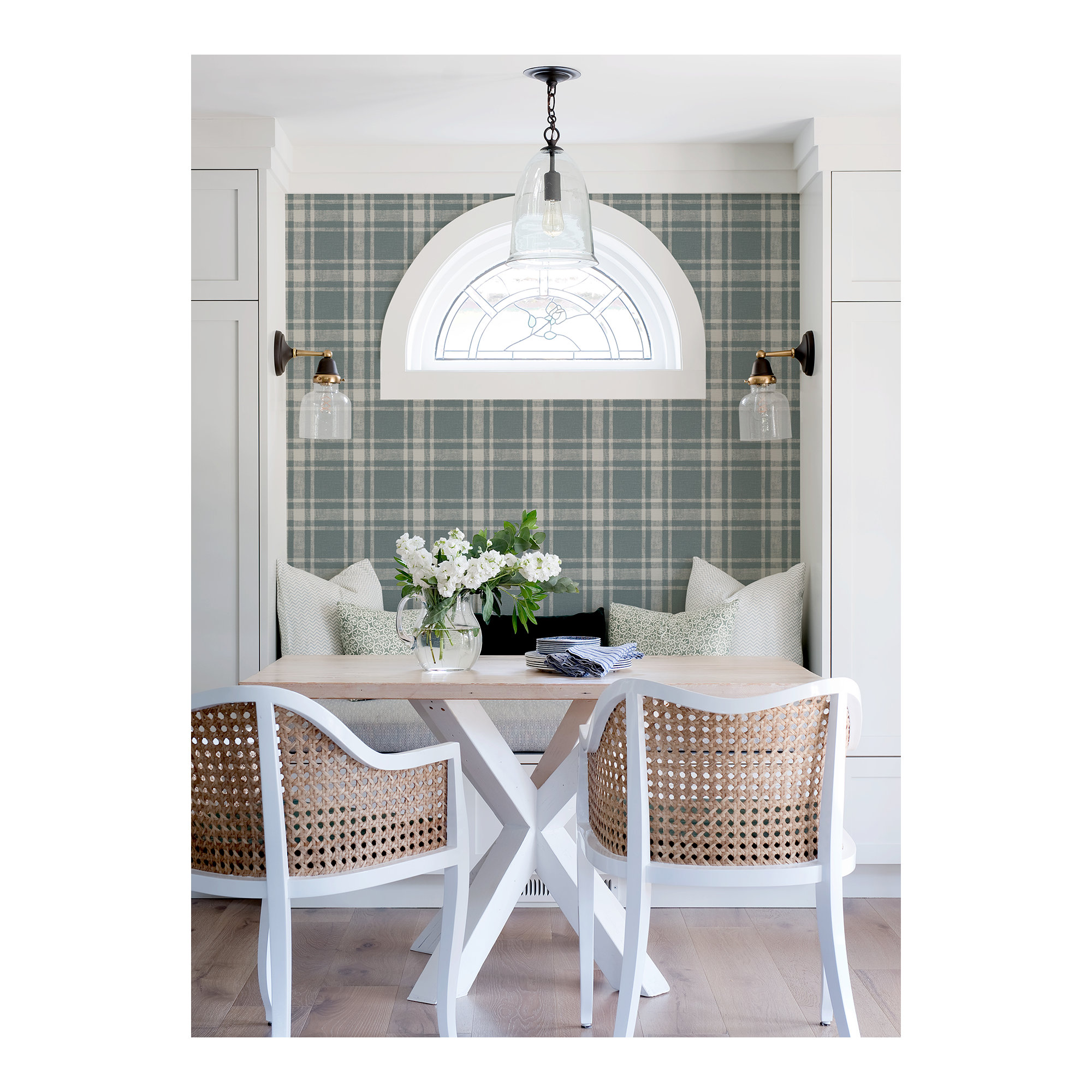 Haslet Checkered Roll, Denim