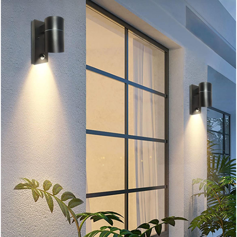 Matte Black 11.5cm H Outdoor Sconce
