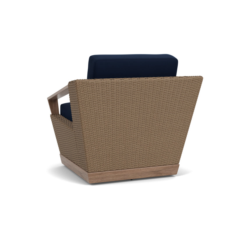Outdoor Swivel Armchair, Decorline Navy