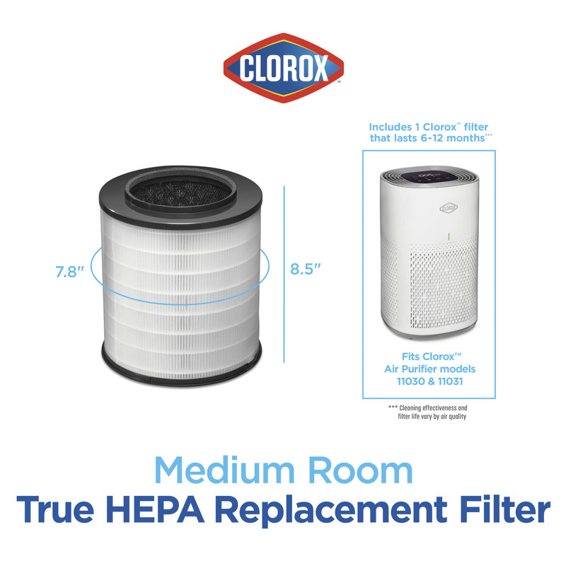 Clorox Medium Room True HEPA Replacement Filter