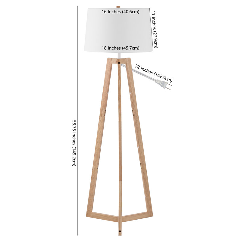 Lampe trépied 58,75 po Cleta
