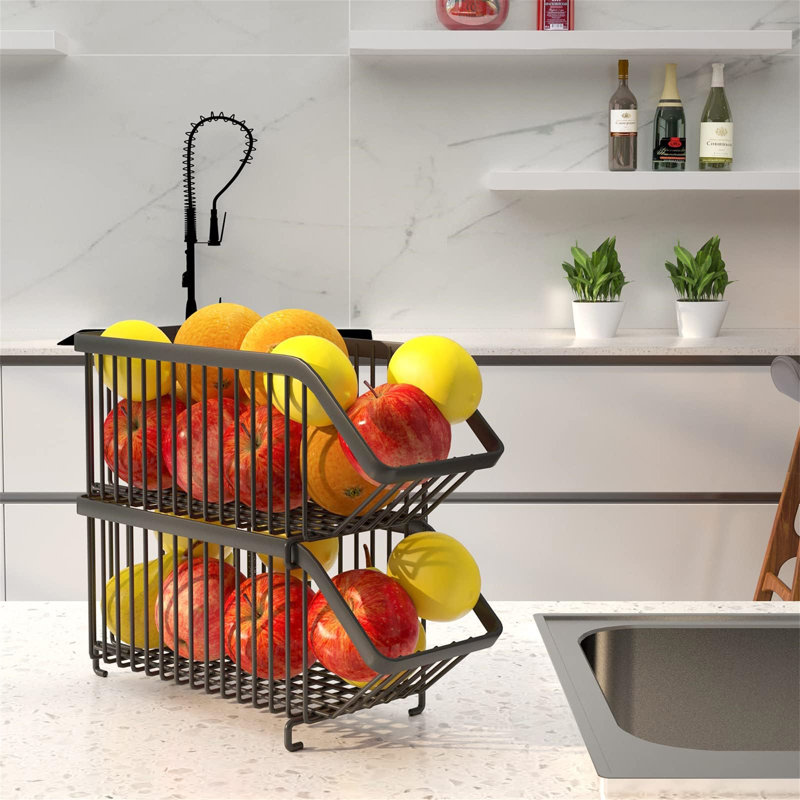 4-Pack Stackable Can Storage Rack, Can Rack