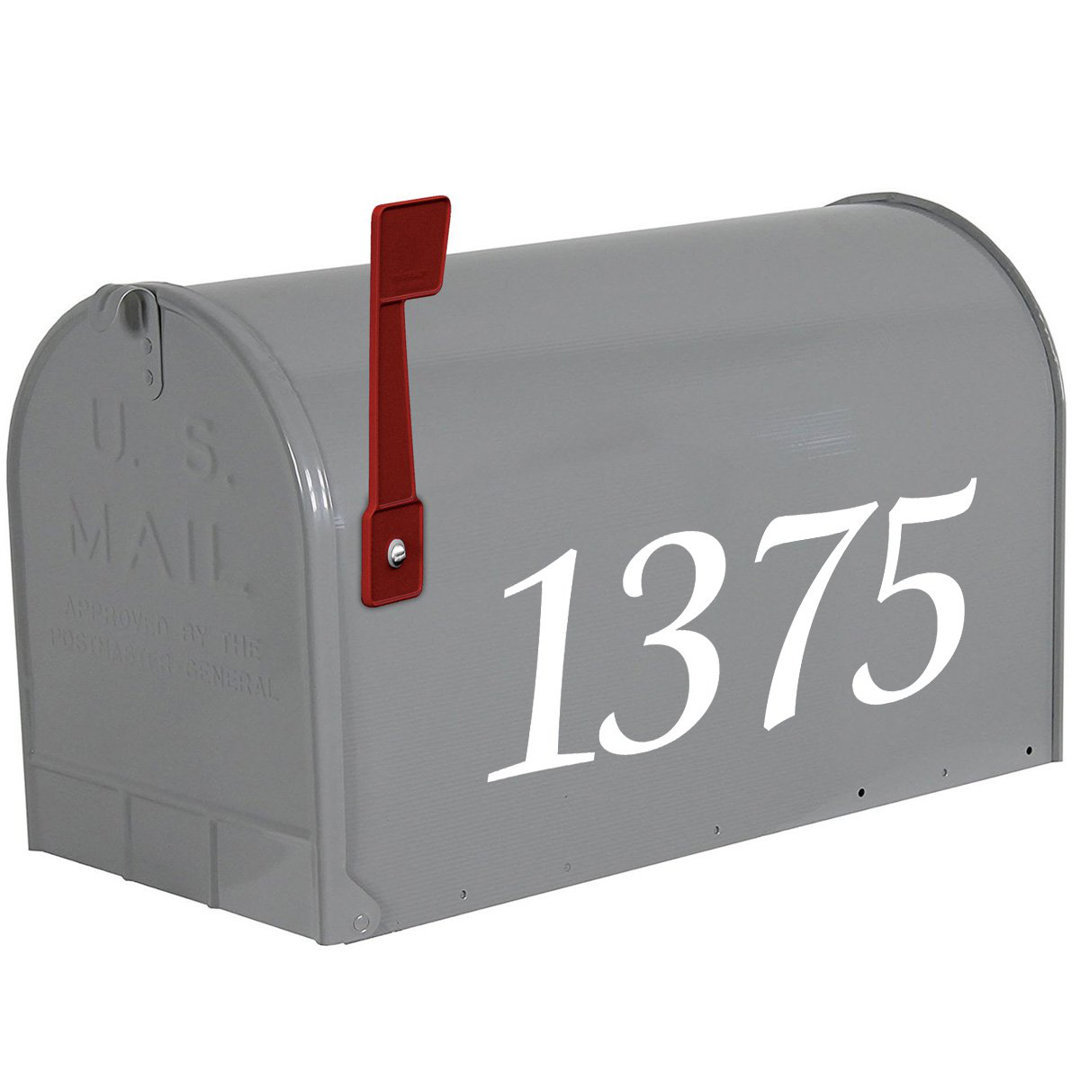 4'' H Vinyl Self-Adhesive House Letters And Numbers VWAQ 