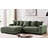 Luxe Oversized Two-Piece Left Facing Sectional Couches For Living Room-605352500-605352525