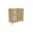 Natural Bamboo Large Capacity Basin Cabinet