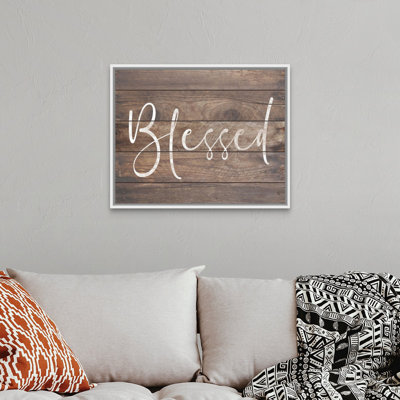 " Family Quotes - Blessed Wood "