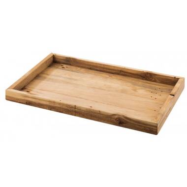 Cal-Mil 3669-99 Madera 3 Section Wood Table Condiment Caddy