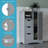 Single Door Bathroom Storage Cabinet with 3 Drawers-532696235