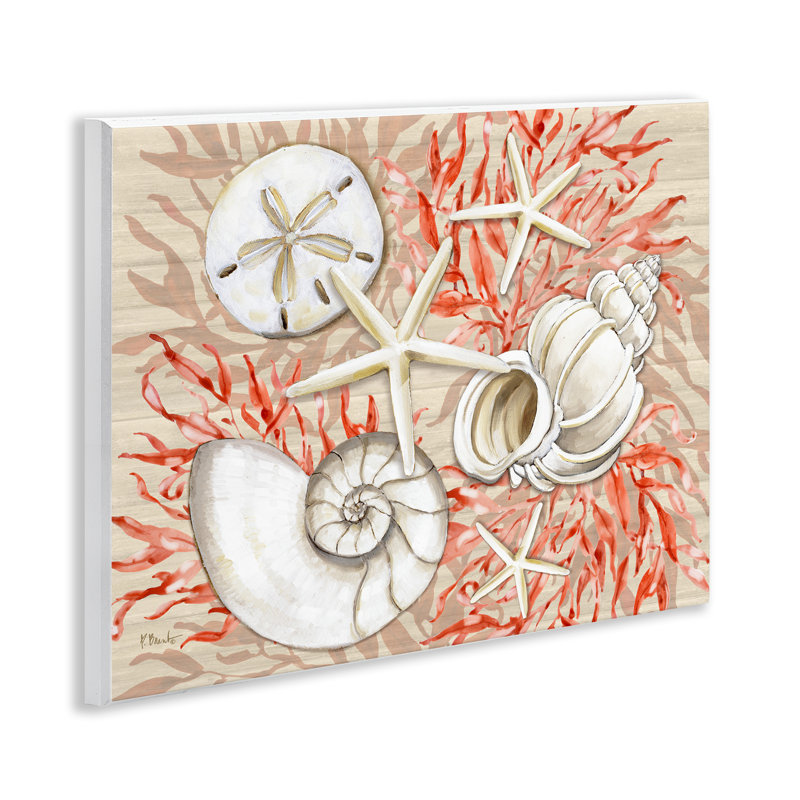 Plaque murale corail blanc, design par Paul Brent