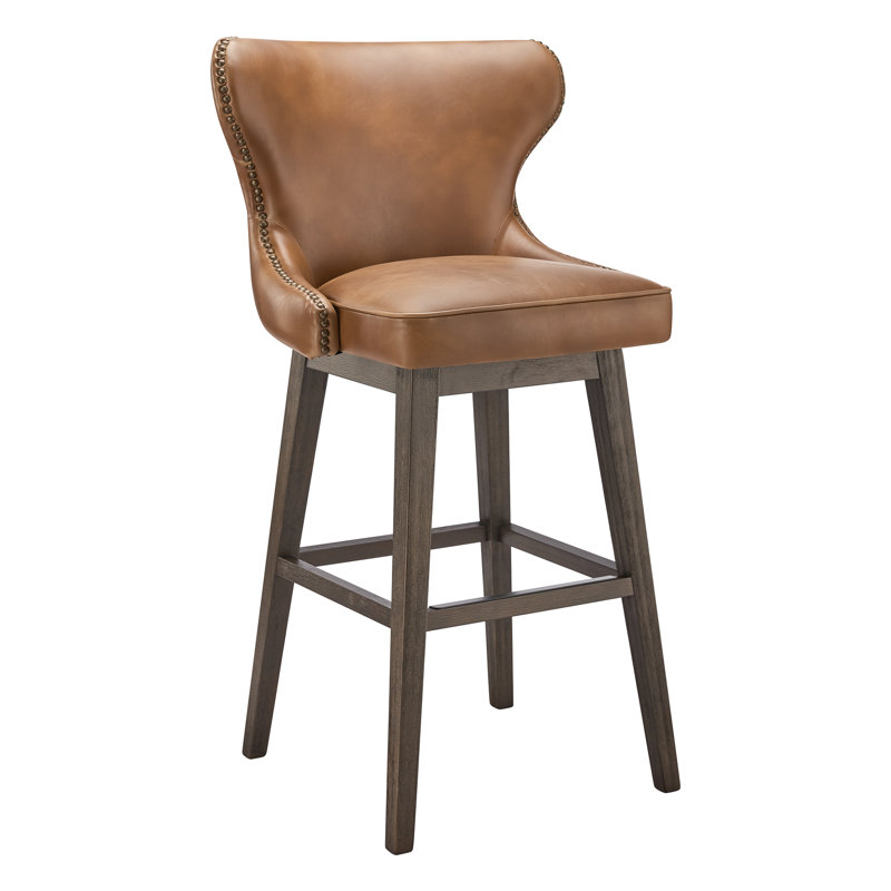 Tabouret de bar et de comptoir pivotant Caraline Caraline, Tabouret de bar (siège d'une hauteur de 30 po)