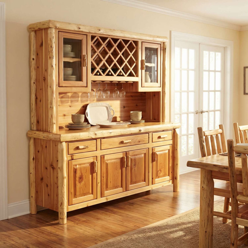 Fireside Lodge Sideboard with Bar Hutch, Coffee