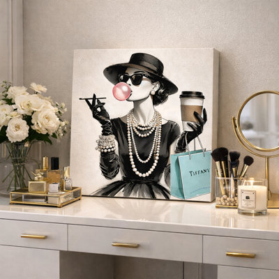 Classic Grace: Tiffany-Inspired Chic Canvas Wall Art