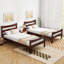 Cadre de lit simple en bois de style rustique pour enfants-1687617457