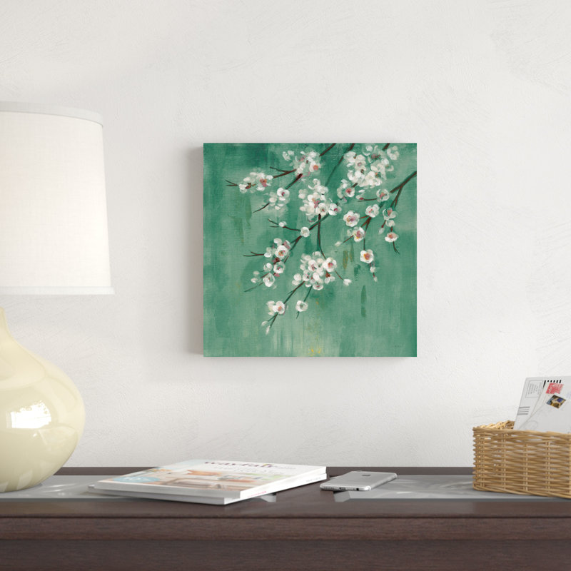 " Cherry Cloud I Jade ", 12" H x 12" W 